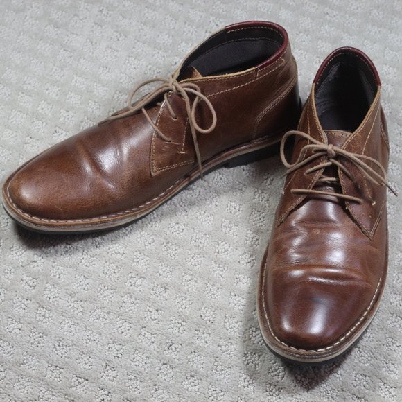 Steve Madden Men\'s Size 8.5 Harken 247 Cognac Leather Lace Up Casual Shoes Steve Madden | Shoes | New Steve Madden Mens Harken 247  main image 3